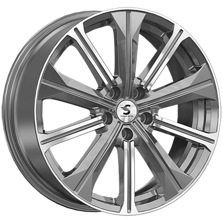 СКАД КР013 7х19 5х112 ET43 57,1 Diamond Gloss Graphite